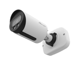Milesight AI mini-bullet IP-kamera, Fullcolor, 8,0MP, 2,8mm, FOV 108°, 30m Hvid LED, IP67/IK10, hvid farve