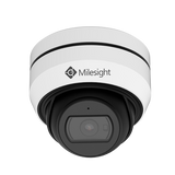 Milesight AI dome IP-kamera, 2,0MP, 2,8mm, FOV 111°, 20m IR, IP67/IK10, hvid farve.