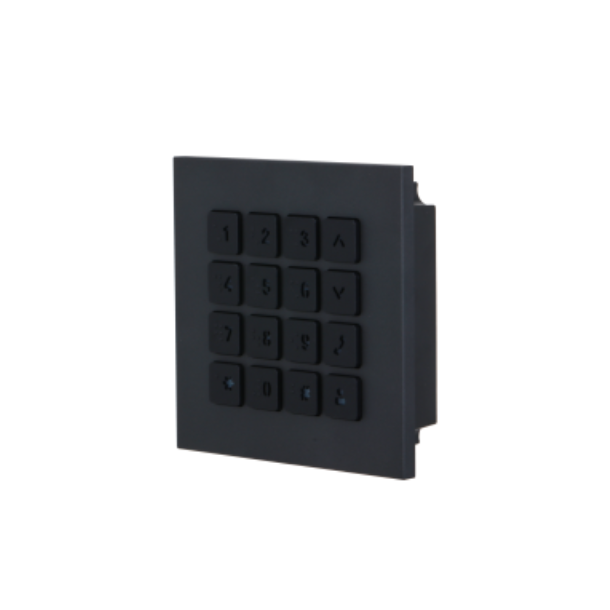 Dahua dørstation, modulopbygget, tastatur modul, sort
