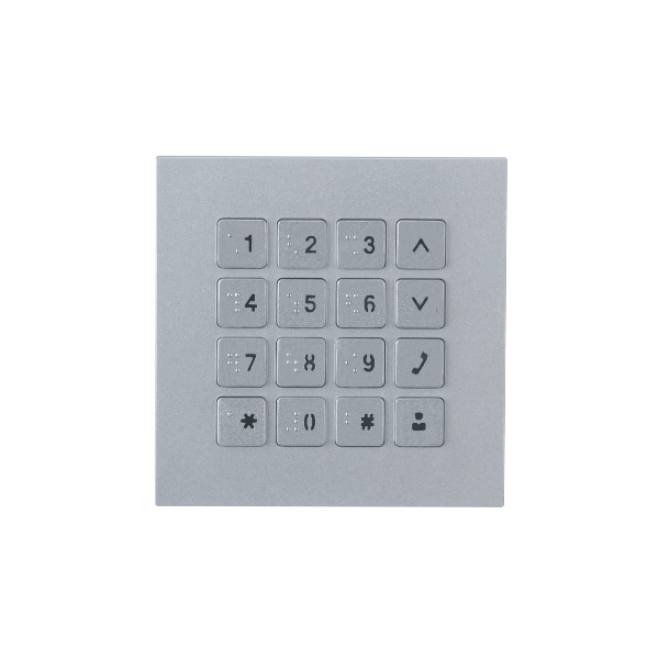 Dahua dørstation, modulopbygget, tastatur modul