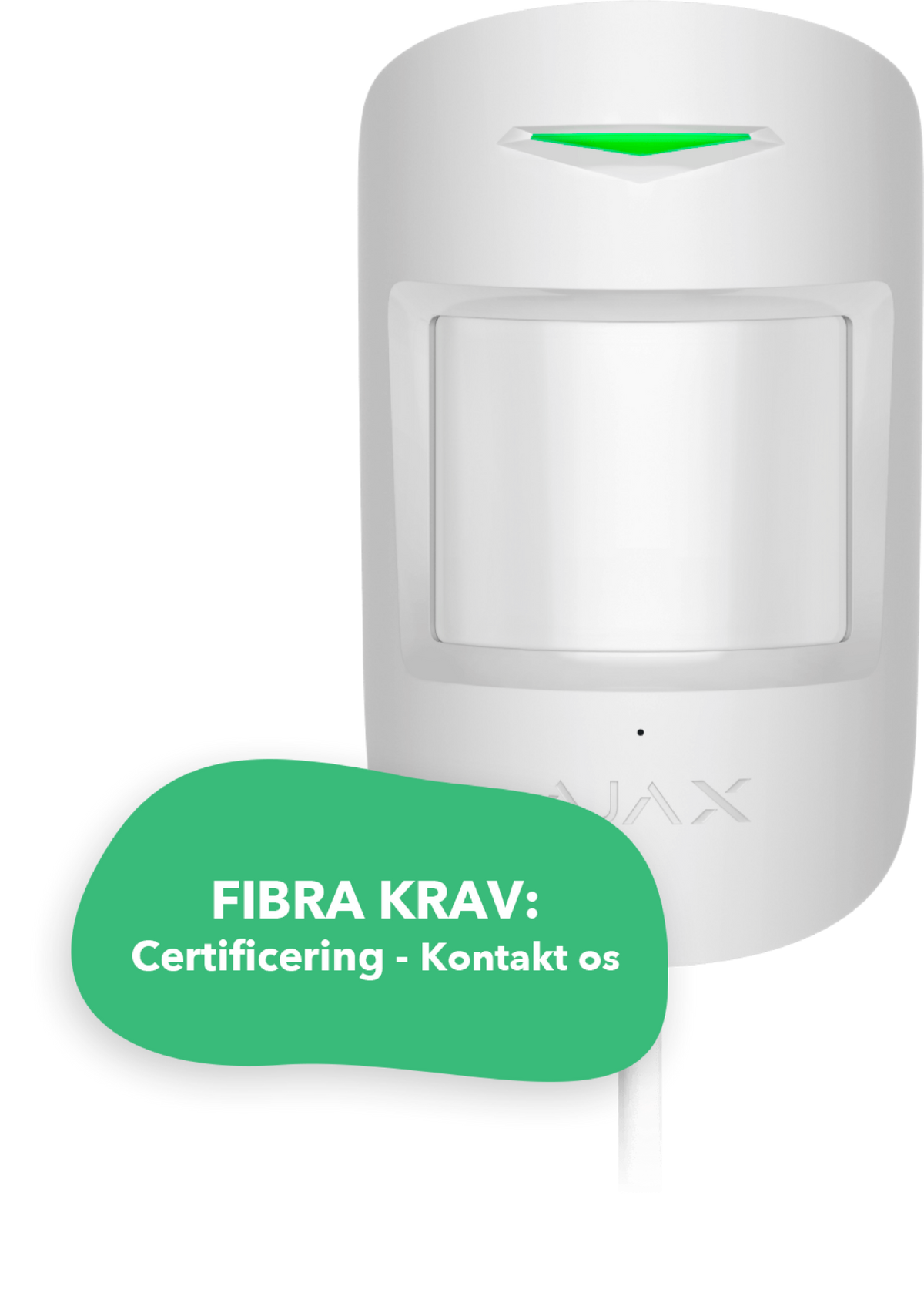 Ajax S-Line CombiProtect Fibra hvid