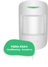 Ajax S-Line CombiProtect Fibra hvid