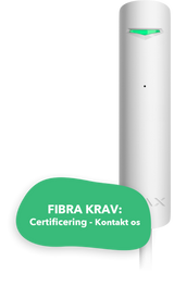 Ajax S-Line GlassProtect Fibra hvid