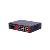 Safire PoE Switch 120W, 6x 30W PoE (100Mbps) & 2x 60W PoE (100Mbps) & 2x Uplink (1000Mbps), WatchDog