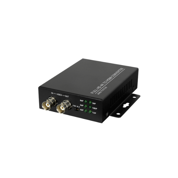 HD-TVI/AHD/CVI/CVBS til HDMI monitor konverter, BNC in + out