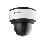 Milesight AI PTZ dome IP-kamera, 2,0MP, 5mm-117mm, FOV 60°-3°, 180m IR, IP66/IK10, NDAA, hvid