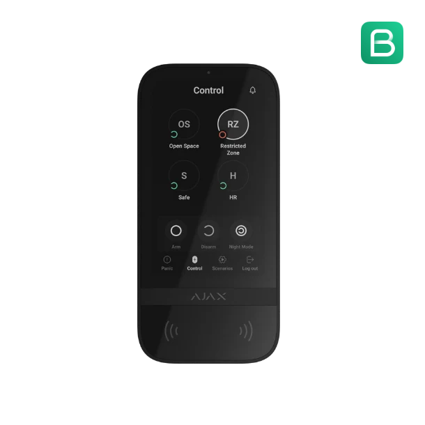 Ajax KeyPad TouchScreen Sort