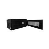 Rackskab til vægmontage, 4U 19", 6x230V udtag