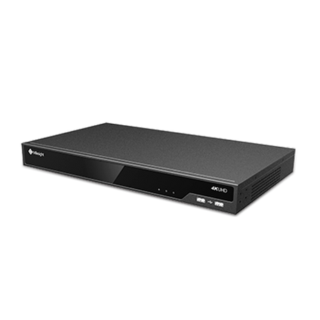 MS-N5016-NPE Milesight NVR, 16 kanaler, 16 x PoE, 1 x LAN, 160mbit, 2 x HDD , I/O, ANPR.