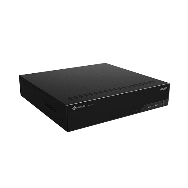 MS-N8064-G Milesight Pro NVR, 64 kanaler, 2 x LAN, 320mbit, 8 x HDD RAID, I/O, ANPR.