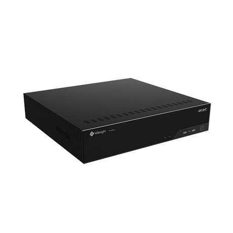 MS-N8064-G Milesight Pro NVR, 64 kanaler, 2 x LAN, 320mbit, 8 x HDD RAID, I/O, ANPR.