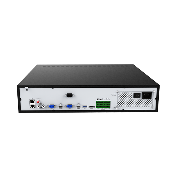 MS-N8064-G Milesight Pro NVR, 64 kanaler, 2 x LAN, 320mbit, 8 x HDD RAID, I/O, ANPR.
