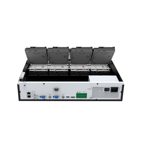 MS-N8064-G Milesight Pro NVR, 64 kanaler, 2 x LAN, 320mbit, 8 x HDD RAID, I/O, ANPR.