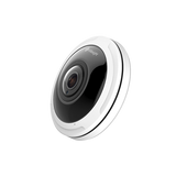 Milesight AI Fisheye  IP-kamera, 8.0MP, 1,98mm, FOV 360°, 15m IR, IP67/IK10, NDAA, hvid