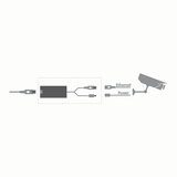 PoE til 12v splitter, 25w