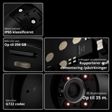 Ajax BulletCam, 8 MP, 2.8 mm, sort