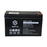 Safire 12v 7a batteri, 151 x 65 x 94 mm, til alarmer mm.