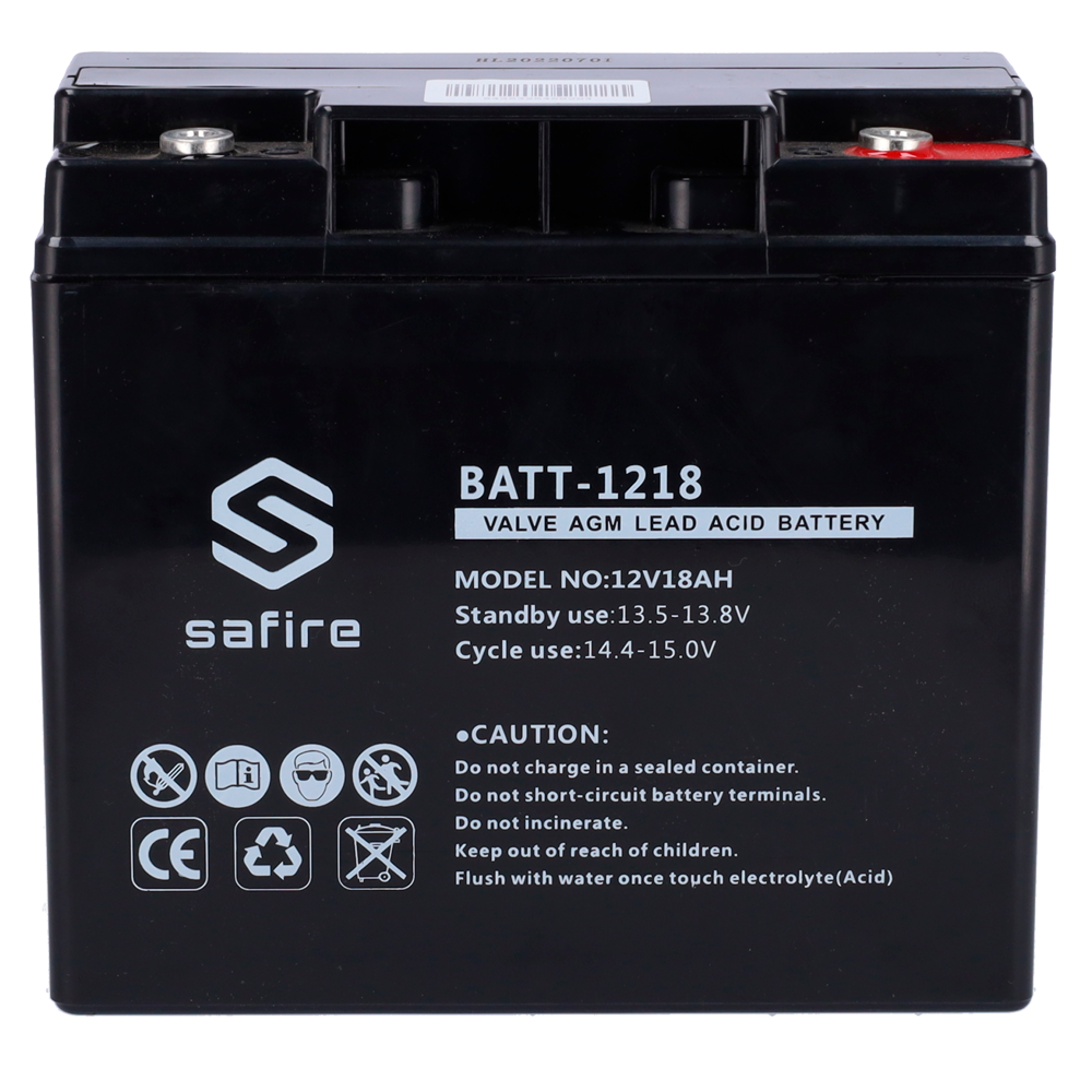 Safire 12V 18Ah Rechargeable AGM lead-acid