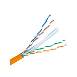 CAT6E U/UTP, cat 6, 24AWG, LSZH, 100% Cu, Eca, CE, 305m - Orange