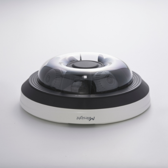 Milesight AI Multi-directional IP-kamera, 4x5.0MP, 3-9mm, FOV 92°-40°, 30m IR, IP67/IK10, hvid