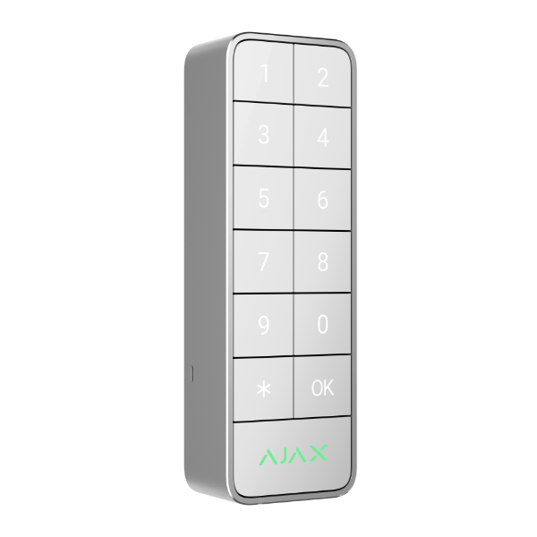 Ajax S-Line Keypad Outdoor Fibra Hvid