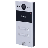 Akuvox dørstation med 2 knapper, PoE, Cloud, EM/MF and NFC, 2x relæ