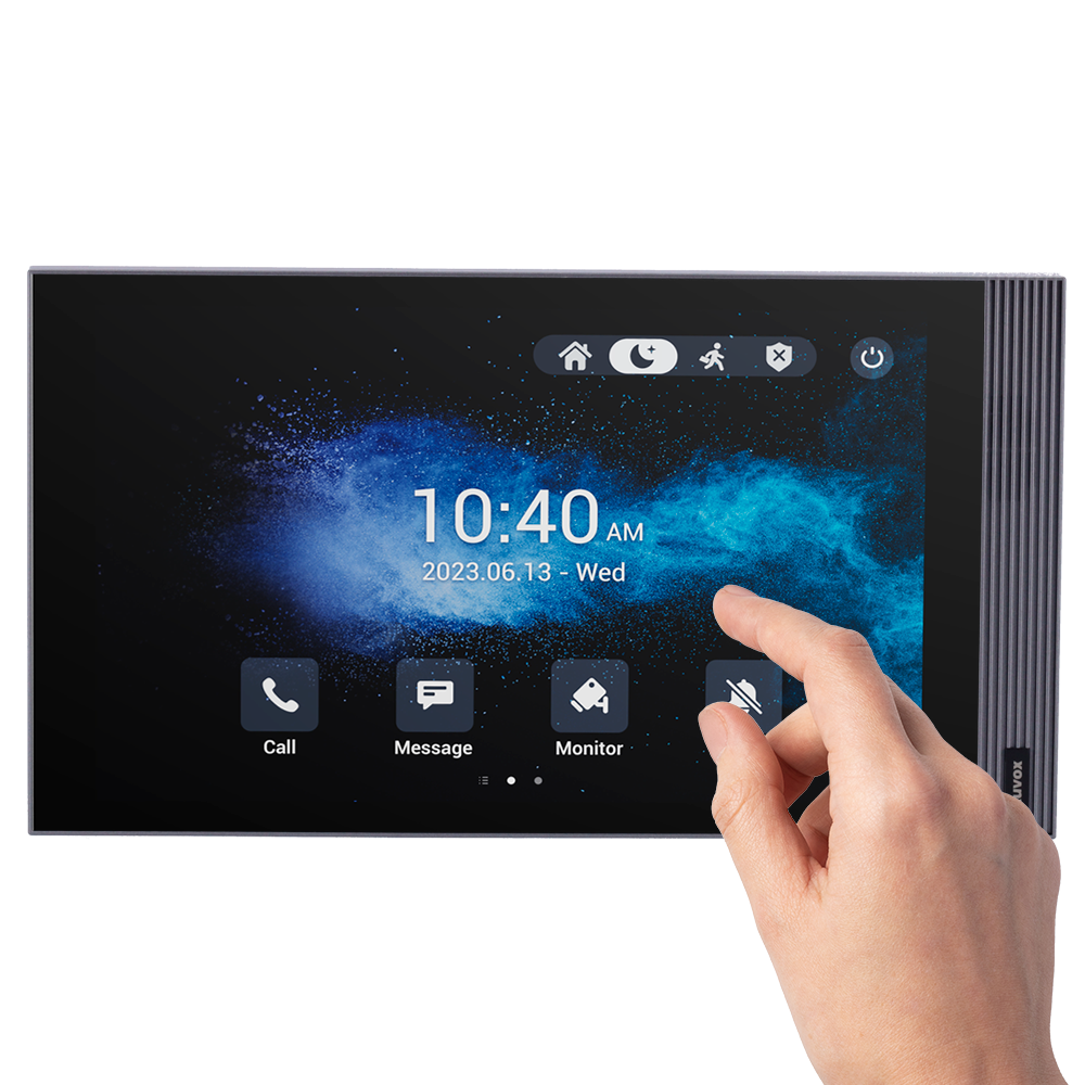 Akuvox PoE Svarstation 7", Sort, WiFi