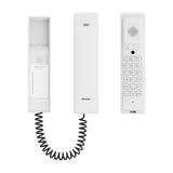 Akuvox svartelefon PoE, TCP/IP. Cloud, Hvid