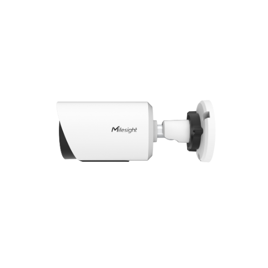 Milesight AI mini-bullet IP-kamera, 4,0MP, 2,8mm, FOV 106°, 20m IR, IP67/IK10, hvid farve
