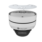 Milesight AI mini-dome IP-kamera, 4,0MP, 2,8mm, FOV 106°, 25m IR, IP67/IK10, hvid farve