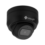 Milesight AI mini-dome IP-kamera, 4,0MP, 2,8mm, FOV 106°, 25m IR, IP67/IK10, sort farve