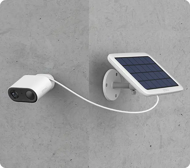 IMOU solar panel 3W USB-C, IP67, Hvid