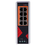 Safire PoE Switch 130W, 6x 30W PoE+ (1000Mbps) & 2x 60W HiPoE (1000Mbps), WatchDog, DIN