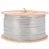 CAT6A U/UTP, cat 6A, 23AWG, LSZH, 100% Cu, Dca, CE, 305m, Hvid, Tromle