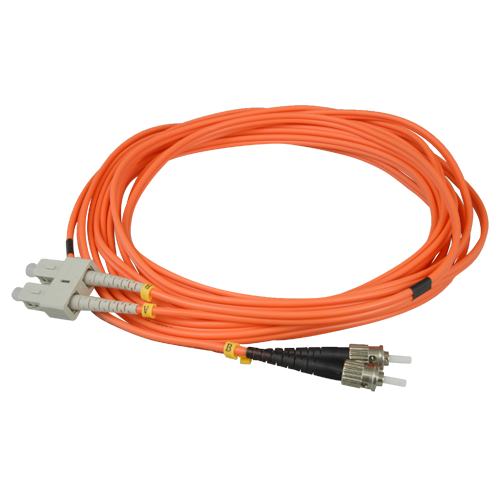 Fiber Kabel Duplex MultiMode SC til ST 5m