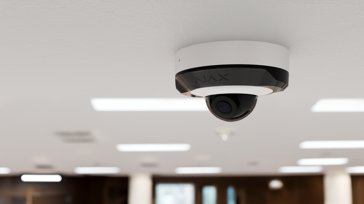 Ajax DomeCam Mini, 5 MP, 2,8 mm, hvid