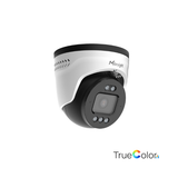 Milesight Q-serie AI TrueColor Turret IP-kamera, 4.0MP 1/1,8", 2,8mm, FOV 112°, 40m IR + 30m White LED, I/O, IP67/IK10, hvid.