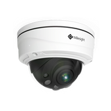 Milesight AI Pro-domeIP-kamera, 4,0MP / 1/1,8", 2,7mm-13,5mm, FOV 111°-47°, 60m IR, IP67/IK10, NDAA, hvid farve