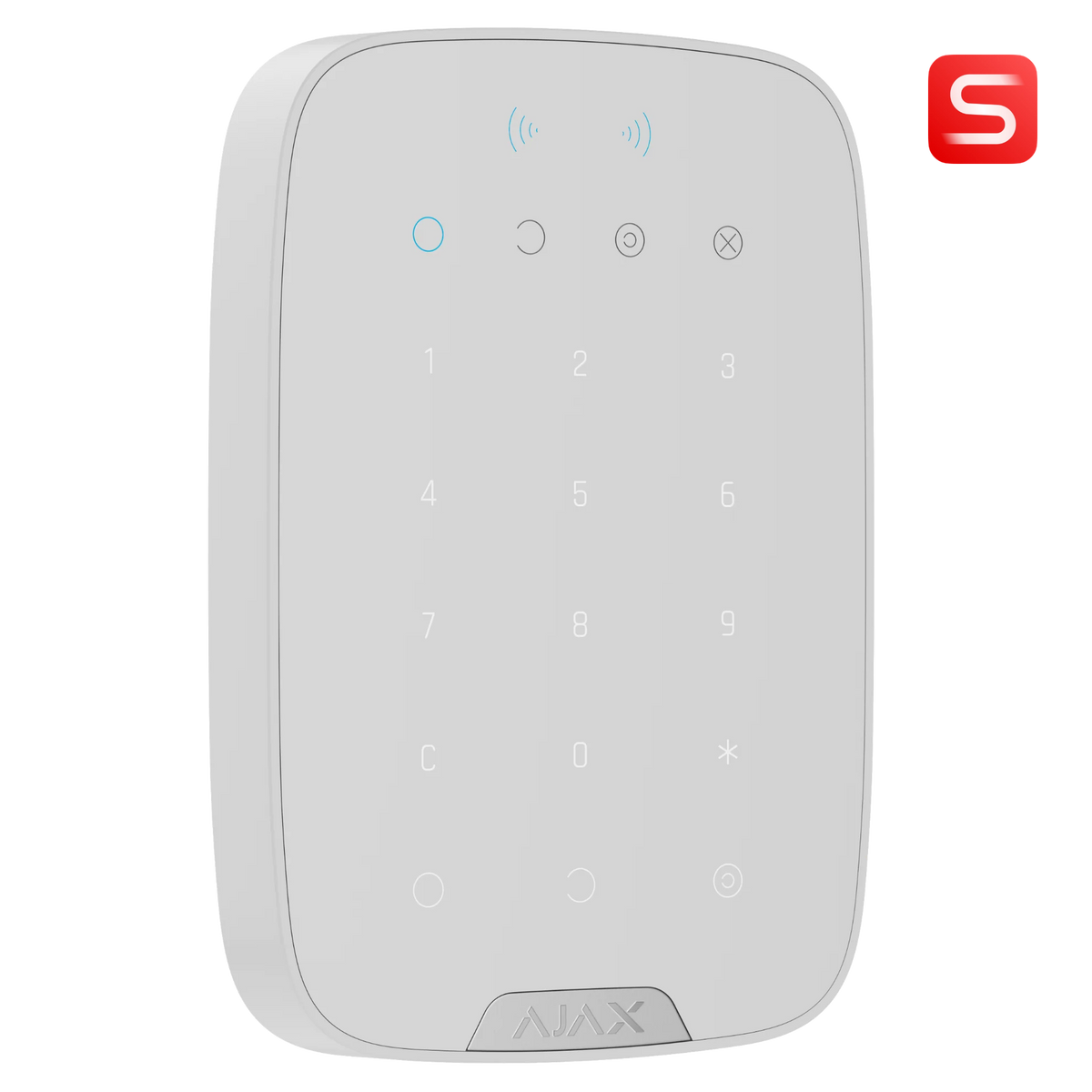 Ajax S-Line KeyPad Plus G3 Hvid