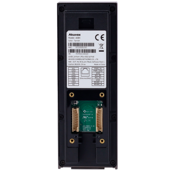 Akuvox ADK, BT, EM, MF, NFC, Pin, dørkontroller, ADK, IP / PoE