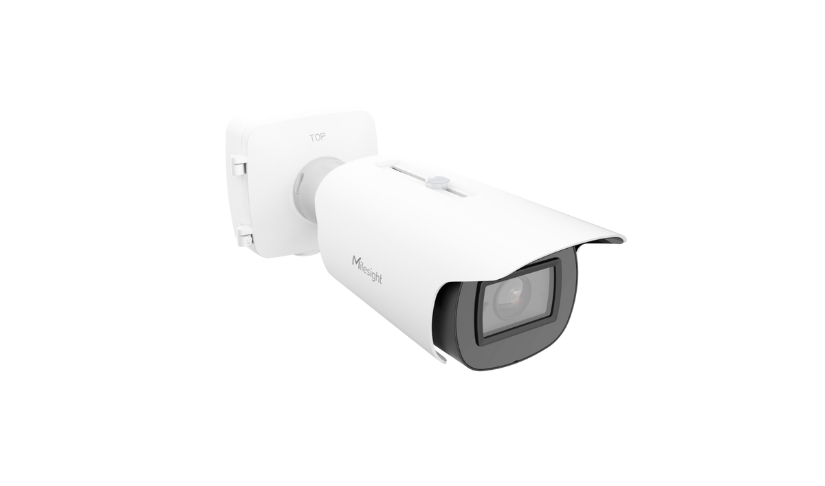 Milesight ANPR Indgang/Port Pro-bullet plus IP-kamera, 4,0MP, 2,8mm-12mm, FOV 114°-45°, 20m IR, IP67/IK10, Wiegand, NDAA