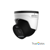 Milesight Q-serie AI TrueColor Turret IP-kamera, 4.0MP 1/1,8", 2,8-12mm, FOV 112-47°, 60m IR + 60m White LED, I/O, IP67/IK10, hvid.