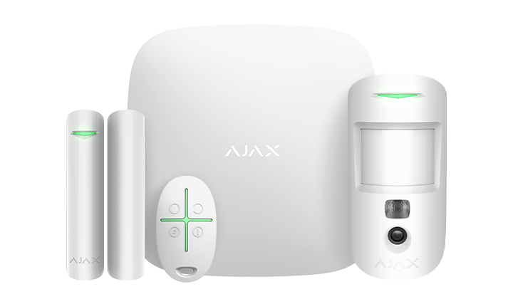 Ajax StarterKit Cam HDR hvid