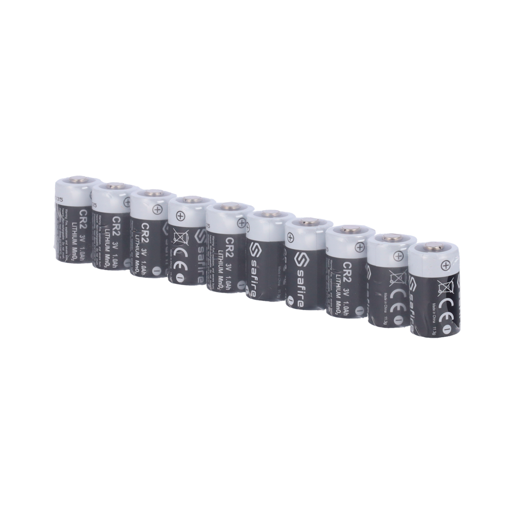 CR2 Lithiumbatteri 3,0V 850mAh 10-pak