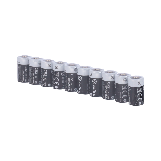CR2 Lithiumbatteri 3,0V 850mAh 10-pak