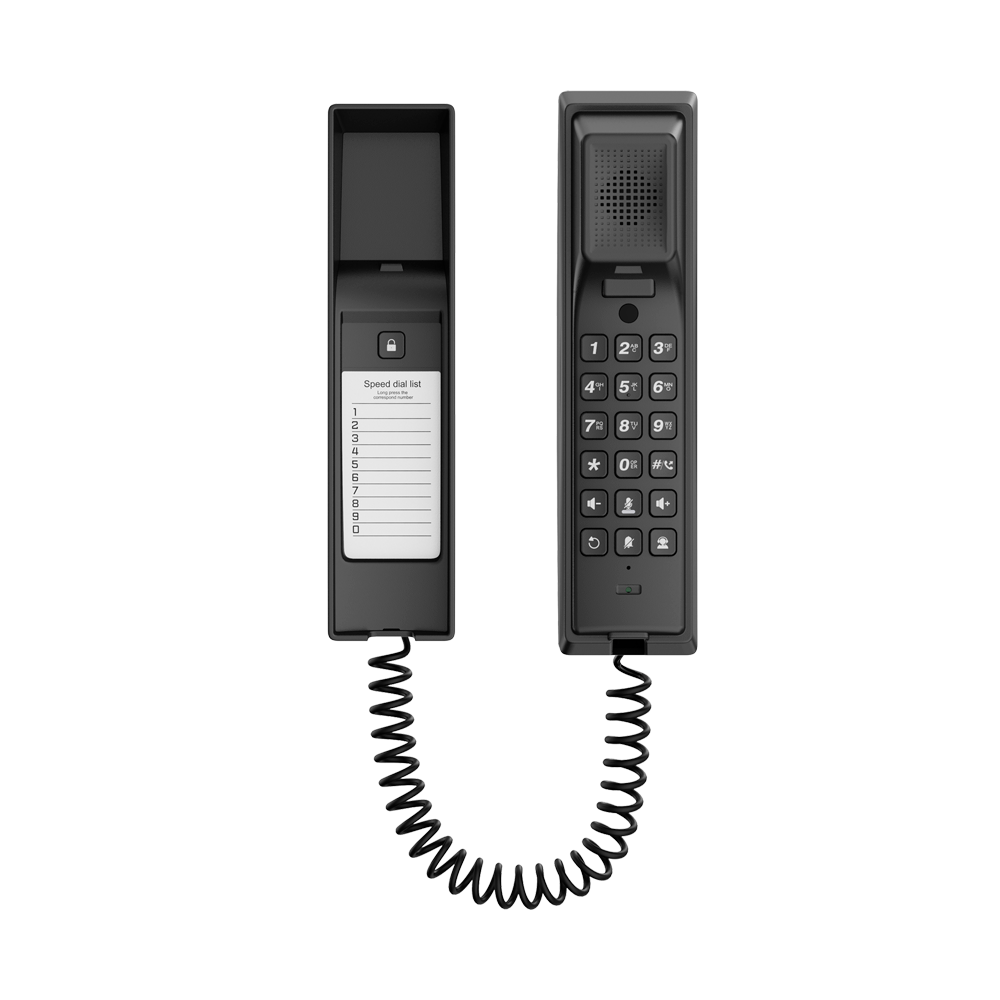 Akuvox svartelefon PoE, TCP/IP. Cloud