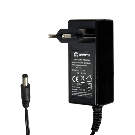 Strømforsyning 12V 2A Jackstik
