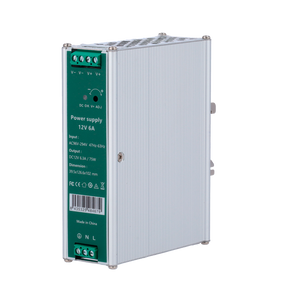 DIN-strømforsyning 12V 6,3A/75W