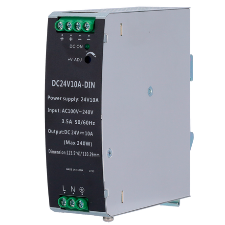 DIN-strømforsyning 24V 10A/240W