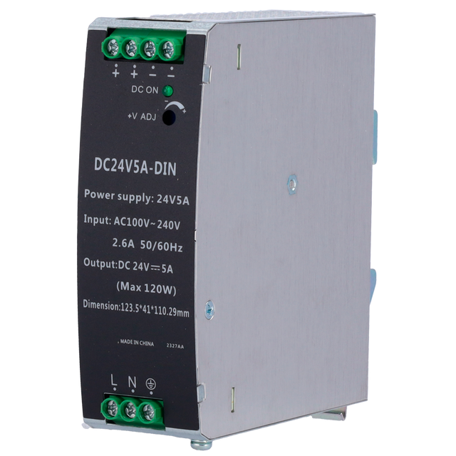 DIN-strømforsyning 24V 5A/120W